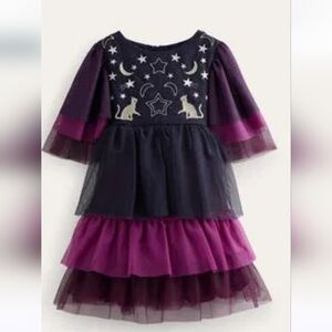Mini Boden Tulle Tiered Halloween Dress NWT